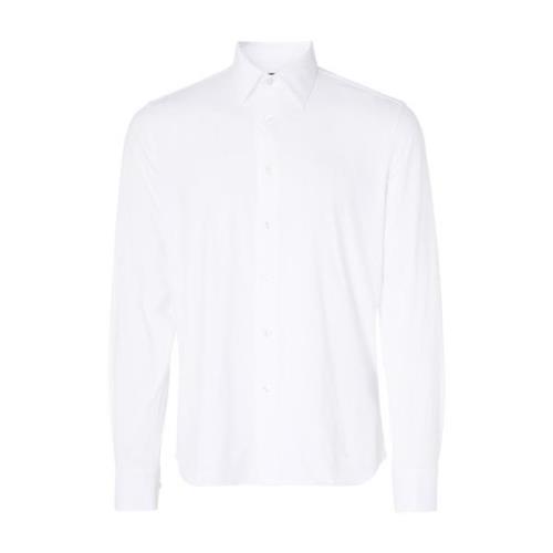 Witte Oxford Overhemd Slim Fit Non-Iron RRD , White , Heren