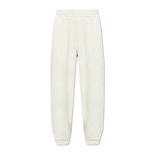 Ribfluwelen broek Emporio Armani , Beige , Heren