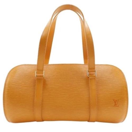 Pre-owned Leather louis-vuitton-bags Louis Vuitton Vintage , Orange , ...