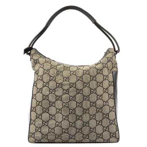 Pre-owned Canvas handbags Gucci Vintage , Brown , Dames