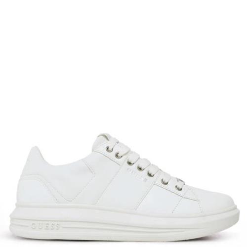 Leren Sneaker met Rubberen Zool Guess , White , Heren