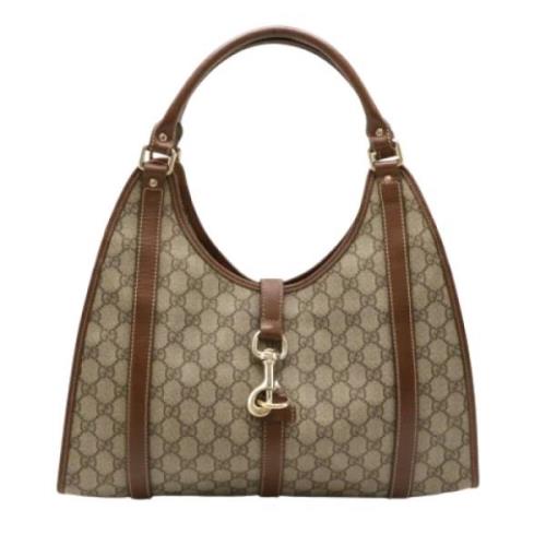 Pre-owned Plastic gucci-bags Gucci Vintage , Beige , Dames