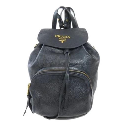 Pre-owned Leather prada-bags Prada Vintage , Black , Dames