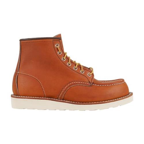 Klassieke Moc Toe Werklaarzen Red Wing Shoes , Brown , Heren