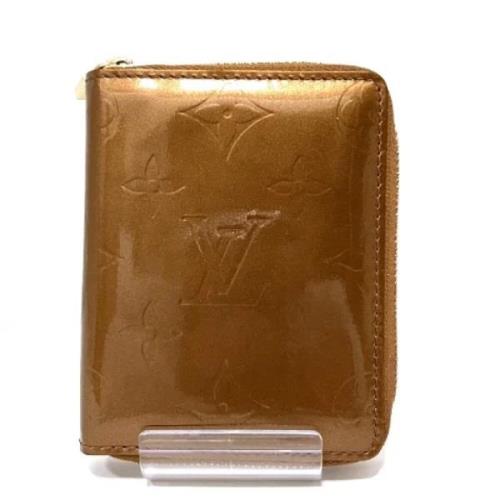 Pre-owned Leather wallets Louis Vuitton Vintage , Brown , Dames