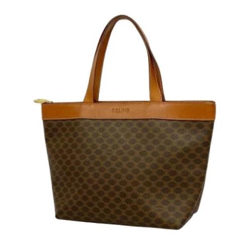 Pre-owned Canvas totes Celine Vintage , Brown , Dames