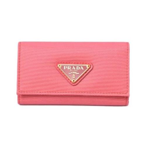 Pre-owned Canvas key-holders Prada Vintage , Pink , Dames