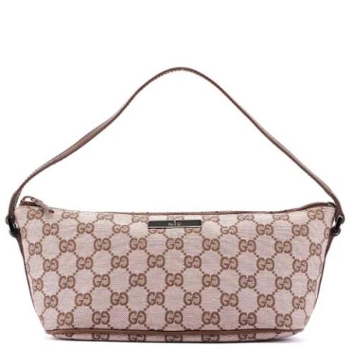 Pre-owned Cotton handbags Gucci Vintage , Beige , Dames