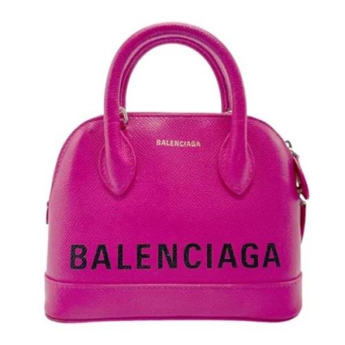 Pre-owned Leather balenciaga-bags Balenciaga Vintage , Purple , Dames