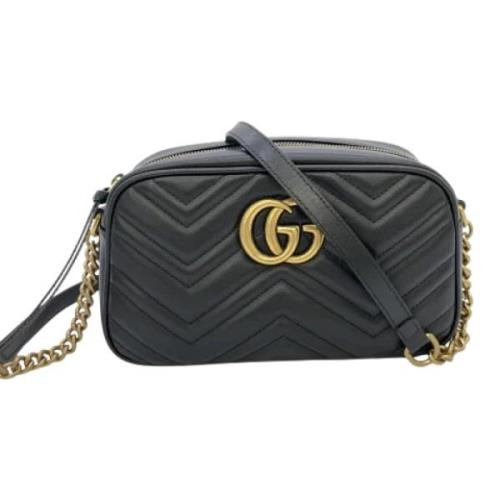 Pre-owned Leather gucci-bags Gucci Vintage , Black , Dames