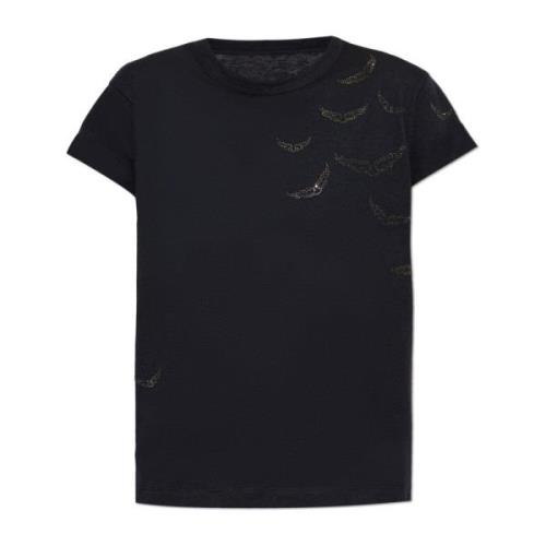 T-shirt Anya Zadig & Voltaire , Black , Dames