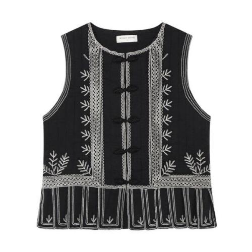 Stijlvolle Gilet Gabri Maison Hotel , Black , Dames