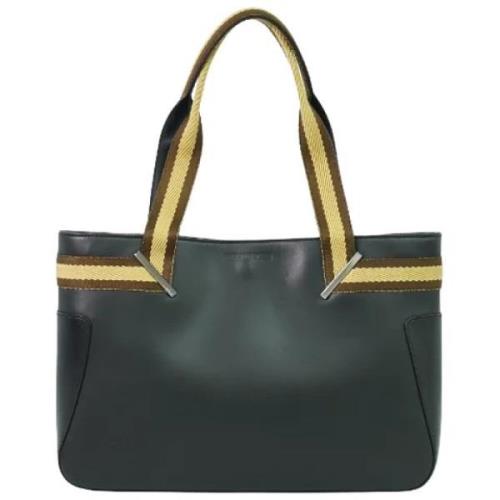 Pre-owned Leather totes Gucci Vintage , Black , Dames