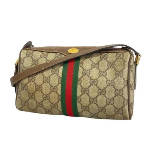 Pre-owned Plastic gucci-bags Gucci Vintage , Brown , Dames