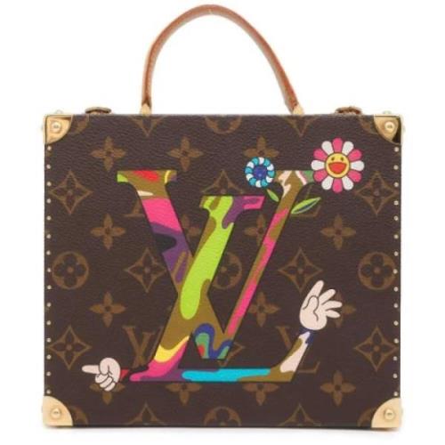 Pre-owned Canvas louis-vuitton-bags Louis Vuitton Vintage , Brown , Da...