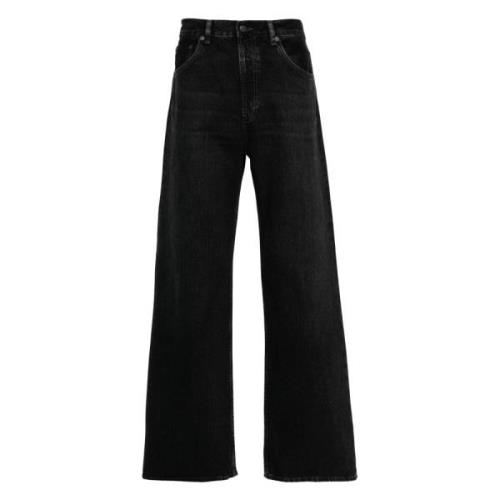 Klassieke Denim Jeans voor Dagelijks Gebruik Acne Studios , Black , He...