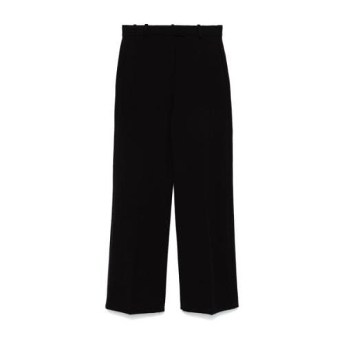 Zwarte Broek met Wijde Pijpen en Persplooi Circolo 1901 , Black , Dame...