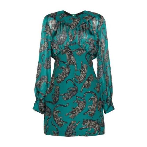 Groene Jurk Aw24 Dameskleding Just Cavalli , Green , Dames