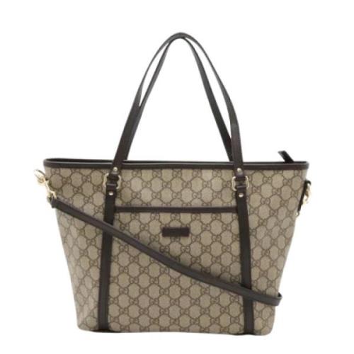 Pre-owned Plastic gucci-bags Gucci Vintage , Beige , Dames