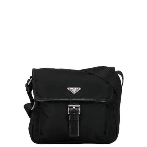 Pre-owned Canvas prada-bags Prada Vintage , Black , Dames