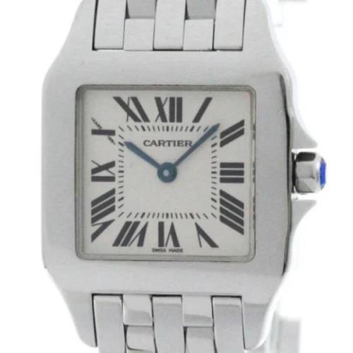 Pre-owned Stainless Steel watches Cartier Vintage , Gray , Dames