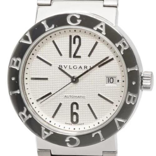 Pre-owned Metal watches Bvlgari Vintage , Gray , Heren