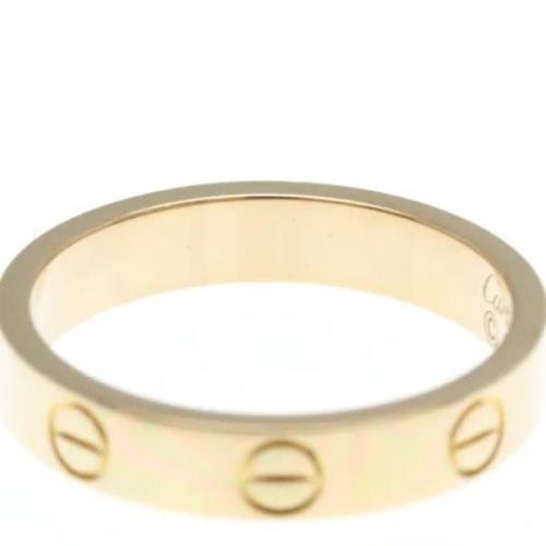 Pre-owned Rose Gold rings Cartier Vintage , Yellow , Dames