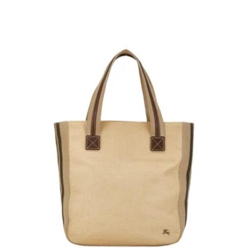 Pre-owned Canvas burberry-bags Burberry Vintage , Beige , Dames