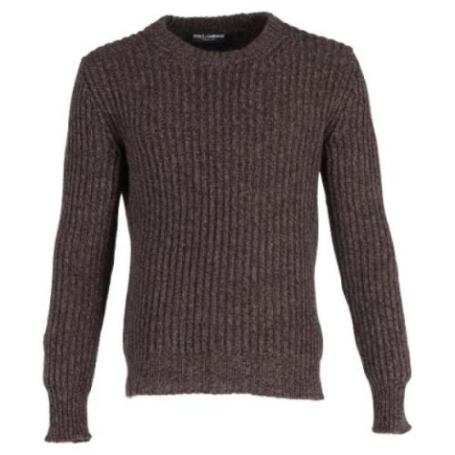 Pre-owned Wool tops Dolce & Gabbana Pre-owned , Brown , Heren