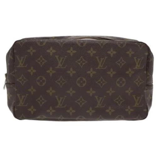 Pre-owned Canvas clutches Louis Vuitton Vintage , Brown , Dames