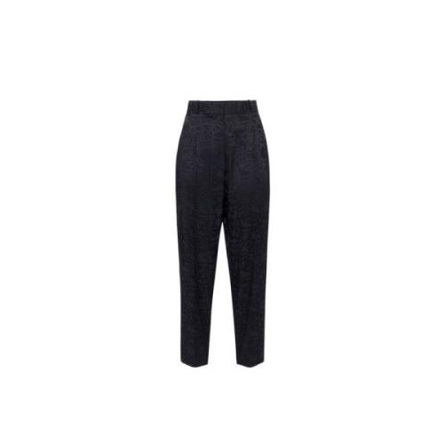 Stijlvolle Broek voor Vrouwen Elisabetta Franchi , Black , Dames