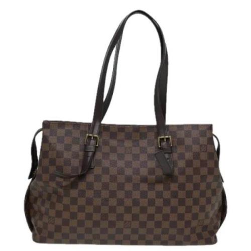 Pre-owned Canvas totes Louis Vuitton Vintage , Brown , Dames