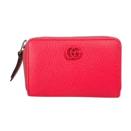 Pre-owned Leather wallets Gucci Vintage , Pink , Dames