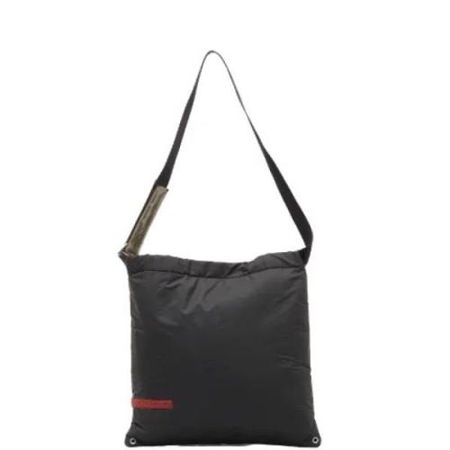 Pre-owned Canvas prada-bags Prada Vintage , Black , Dames