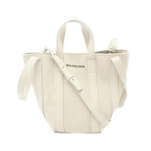 Pre-owned Leather balenciaga-bags Balenciaga Vintage , White , Dames