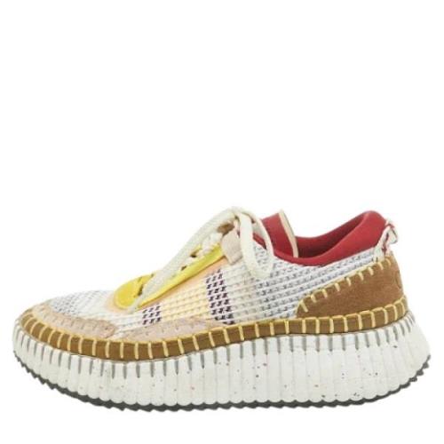 Pre-owned Suede sneakers Chloé Pre-owned , Multicolor , Dames