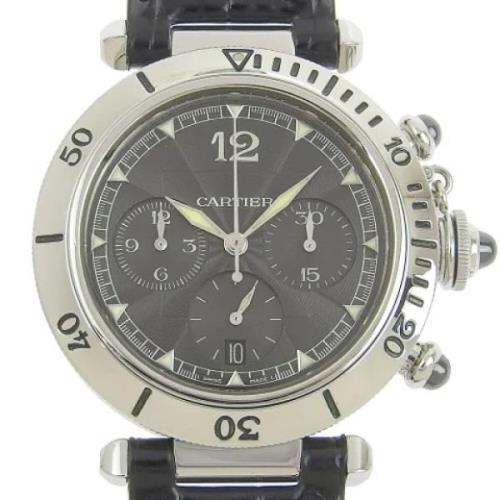 Pre-owned Metal watches Cartier Vintage , Gray , Heren