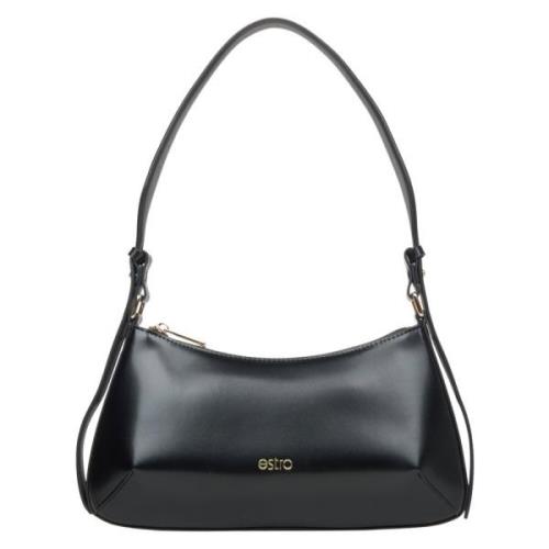 Dames Zwarte Baguette Tas Er00115787 Estro , Black , Dames