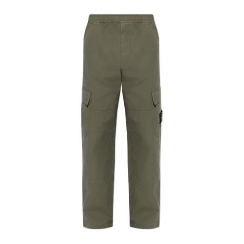 Broek met logo Stone Island , Green , Heren