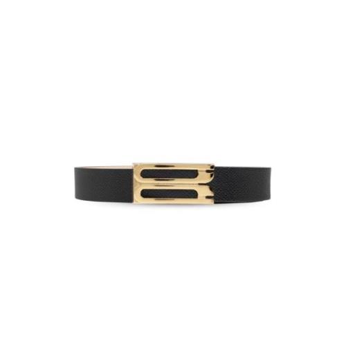 Leren riem Victoria Beckham , Black , Dames