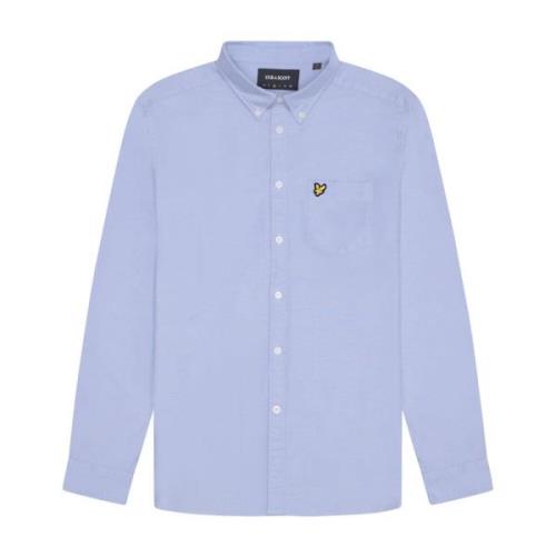 Eenvoudig Oxford Overhemd voor Mannen Lyle & Scott , Blue , Heren