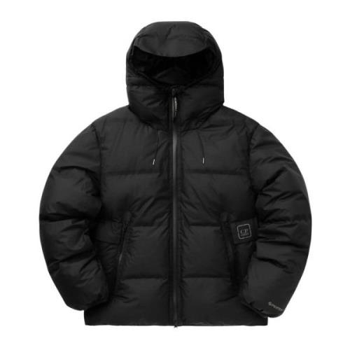 Metropolis Hooded Donsjack in Zwart C.p. Company , Black , Heren