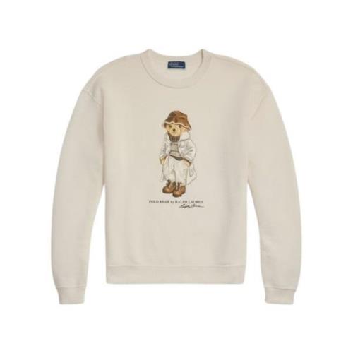 Bear Longsleeve Trui Room Ralph Lauren , Beige , Dames