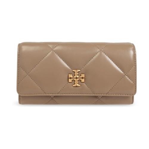 Portemonnee Kira Tory Burch , Beige , Dames