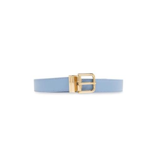 Leren Riem Dolce & Gabbana , Blue , Dames