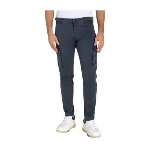 Chino Broek MAC , Blue , Heren