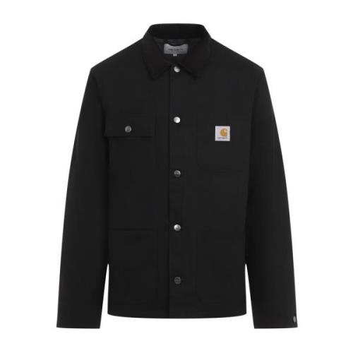 Zwarte Michigan Jas Carhartt Wip , Black , Heren