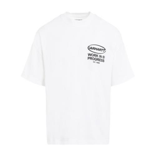 Wit Zwart Body of Work T-shirt Carhartt Wip , White , Heren