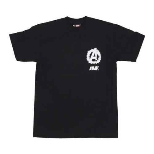 Cosmic Assemblage Avengers Tee Zwart HUF , Black , Heren