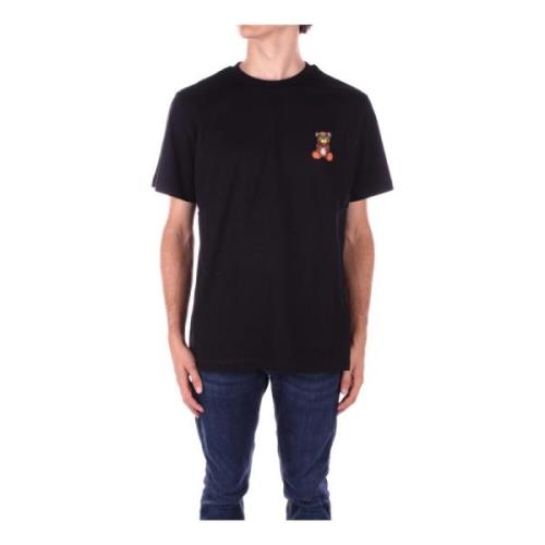 Zwart Logo T-shirt en Polo Barrow , Black , Heren